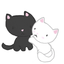 Cat Couple Cat Love GIF - Cat Couple Cat Love Cat Hug GIFs