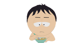 Eating Cereal Stan Marsh Sticker - Eating Cereal Stan Marsh South Park Stickers