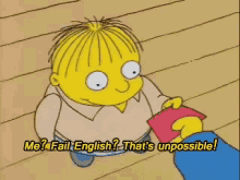 Ralph Wiggum Simpsons GIF - Ralph Wiggum Simpsons Unpossible GIFs
