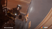 Fire Fighting Chicago Fire GIF - Fire Fighting Chicago Fire Flames Growing GIFs
