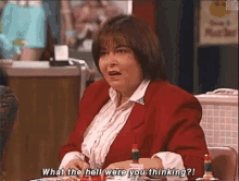 Roseanne What The Hell Were You Thinking GIF - Roseanne What The Hell Were You Thinking Shocked GIFs