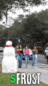 Frost Scary Snowman GIF - Frost Scary Snowman Jeans GIFs