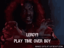 Leroy Pla Time Over Boy GIF - Leroy Pla Time Over Boy The Last Dragon GIFs