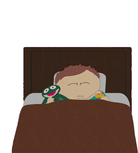 Sleeping Eric Cartman Sticker - Sleeping Eric Cartman Southpark Stickers