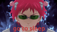 Go To Bed Go To Sleep GIF - Go To Bed Go To Sleep Saiki GIFs