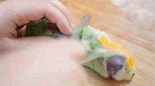 Homemade Springrolls GIF - Springroll Vegetables Cooking GIFs