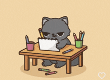 Back To Work Cat GIF