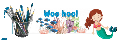 Animated Sticker Mermaid Sticker - Animated Sticker Mermaid Woo Hoo Stickers