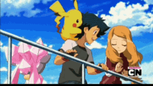 Amourshipping Ash Pokémon GIF - Amourshipping Ash Pokémon Serena Pokemon GIFs