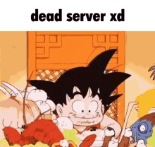 Goku Dead Chat GIF