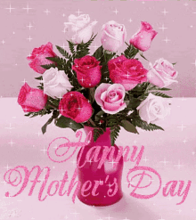 happy mothers day greetings rose flowers sparkle