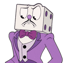 huh king dice the cuphead show what do you mean confused