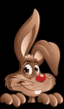 chocolate bunny nesquick easter wink