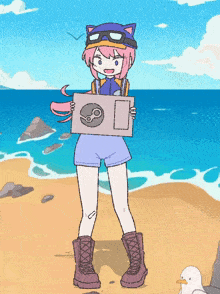Steam Deck Steam Delivery Girl GIF