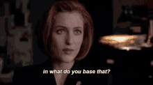 dana scully x files gillian anderson basis doubt
