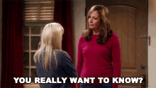 You Really Want To Know Bonnie GIF - You Really Want To Know Bonnie Allison Janney GIFs