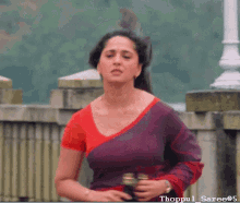 Anushka Saree GIF - Anushka Saree GIFs