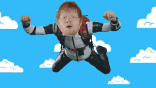 Skydiving Blue Sky GIF - Skydiving Blue Sky Up In The Air GIFs