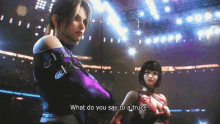anna williams tekken what do you say to a truce truce
