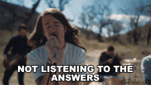 Not Listening To The Answers Mayday Parade GIF - Not Listening To The Answers Mayday Parade Derek Sanders GIFs