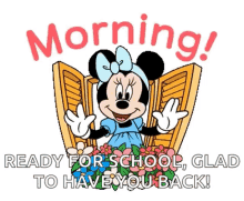 Minnie Mouse Morning GIF