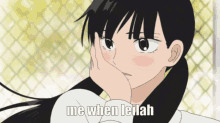 me when leilah leilah anime blush