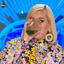 Drinking Katy Perry GIF - Drinking Katy Perry Idols Global GIFs