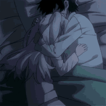 Anime Cuddle GIF - Anime Cuddle Couple GIFs
