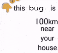 a drawing of a girl with glasses and the words this bug is km car your house