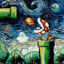 Mario GIF - Mario Starry Night Like GIFs