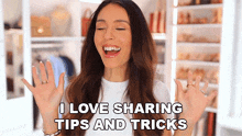I Love Sharing Tips And Tricks Shea Whitney GIF - I Love Sharing Tips And Tricks Shea Whitney I Love Helping GIFs