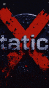 the word tatic is on a poster with a flower in the background