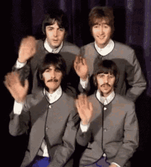 Bjg Beatles Picute GIF - Bjg Beatles Picute Waving GIFs