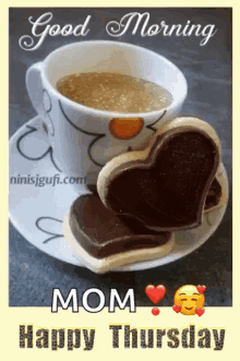 Good Morning Mom Happy Thursday GIF - Good Morning Mom Happy Thursday Coffee GIFs
