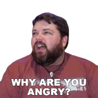 Why Are You Angry Brian Hull Sticker - Why Are You Angry Brian Hull What Made You Angry Stickers