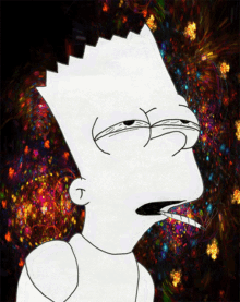 Trippy Bart GIF - Trippy Bart Smoke GIFs