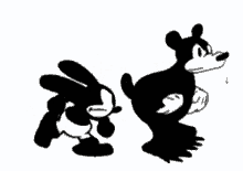 Oswald Rabbit GIF - Oswald Rabbit Bear GIFs