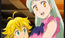 Melioidos Confused And Elizabeta Smiles Both Angelic Eyes On GIF