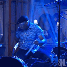 Drumming Saturday Night Live GIF - Drumming Saturday Night Live Feeling The Music GIFs