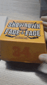 a mcdonald 's showdown face a face box