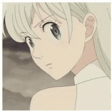 Angel Quincy Elizabeta Looks Back Surprised And Confused GIF