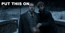 Put This On GIF - Fantastic Beasts And Where To Find Them Put This On Helmet GIFs