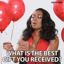 What Is The Best Gift You Received Megan Thee Stallion GIF - What Is The Best Gift You Received Megan Thee Stallion Marie Claire GIFs