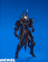 a video game character with the word nickel on the bottom left