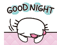 Sleepy Good Sticker - Sleepy Good Night Stickers