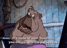 None Of Your Business Oliver And Company GIF