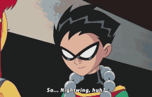 Dickgrayson Nightwing Young Justice GIF - Dickgrayson Nightwing Young Justice Seriously GIFs
