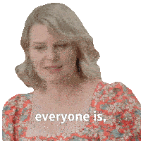 Everyone Is You'Re Not Alone Jennifer Robertson Sticker - Everyone Is You'Re Not Alone Jennifer Robertson The Great Canadian Pottery Throw Down Stickers