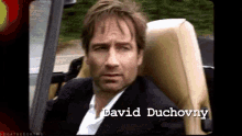 David Duchovny Driving GIF - David Duchovny Driving Middle Finger GIFs