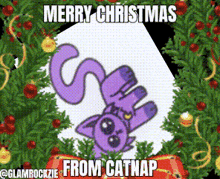 Catnap Christmas Catnap Merry Christmas GIF - Catnap Christmas Catnap Merry Christmas Carnap Happy Holidays GIFs